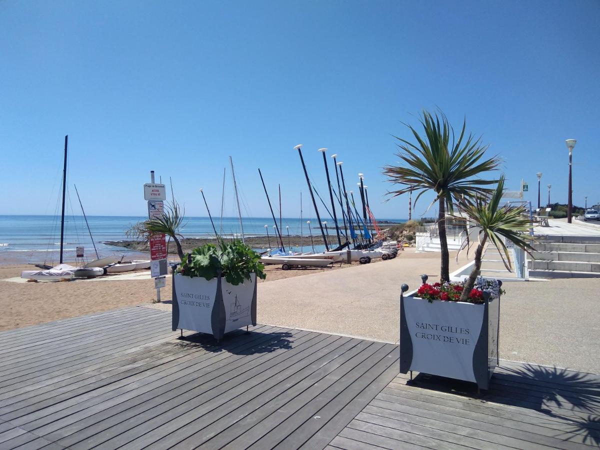 Maison Boisvinet Saint-Gilles-Croix-De-Vie, 4-5 P, Belle Cour Interieure, 200M Plage Dış mekan fotoğraf